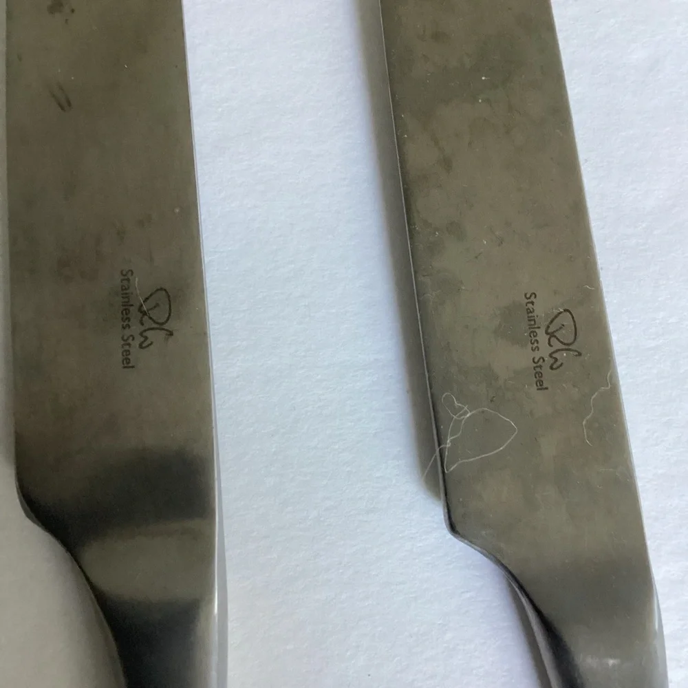 Robert Welch Ammonite Knives Set of Eight Stainless Steel Modern Flatware